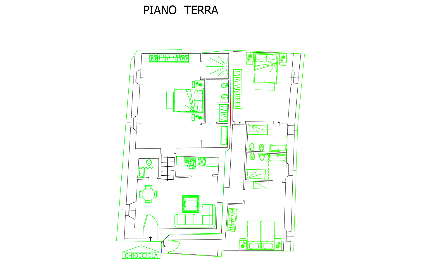 Chiocciola apartament Villa di Radi Siena