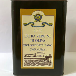 Villa di radi organic evo oil 3-liter can